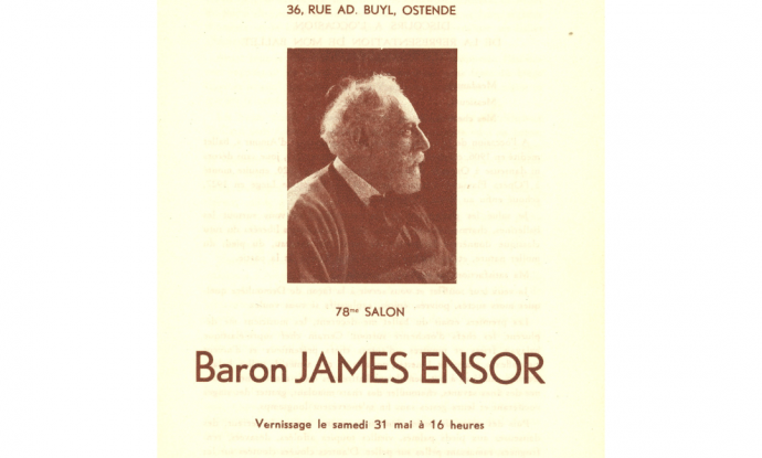 catalogus Exposition 78e Salon Baron James Ensor, Galerie Studio Ostende, 31 mai-30 juin 1947, Collectie Mu.ZEE bibliotheek